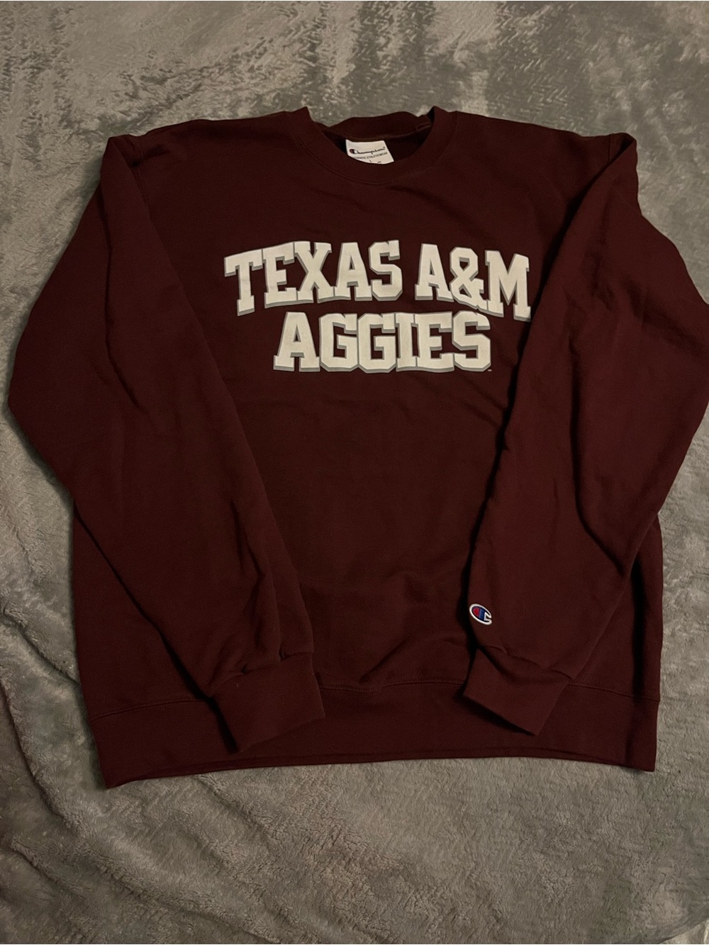 Champion Maroon Texas A&M Aggies Crewneck Sweatshirt